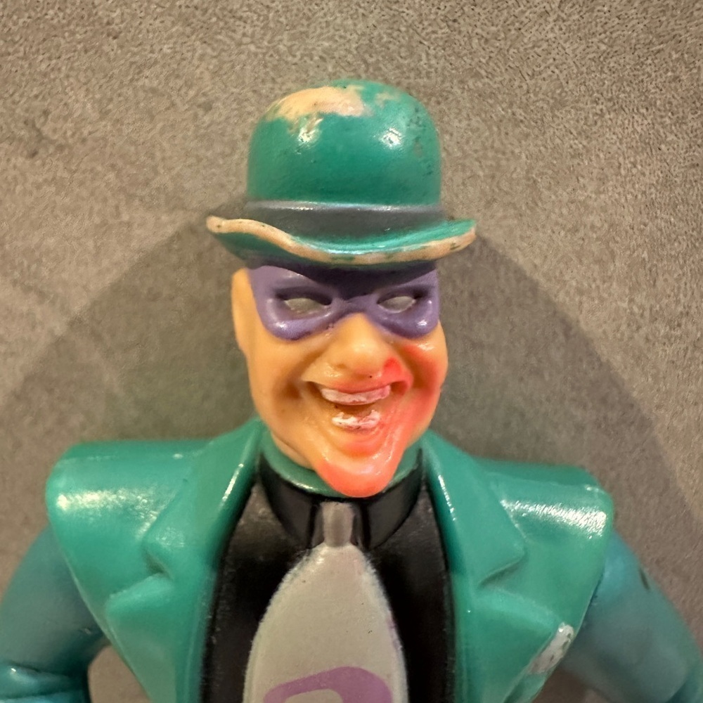 The Riddler Batman The Animated Series Villain Foe 4.2” Vntg (1993) Kenner - Picture 2 of 5